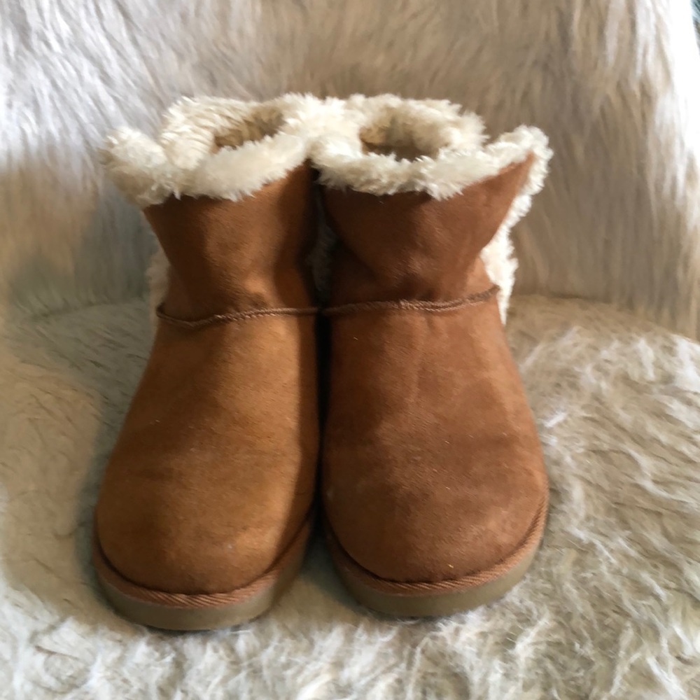 Light brown ankle boots